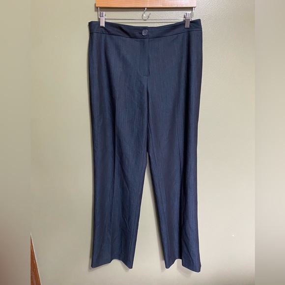 Karl Lagerfeld Paris Navy‎ Blue Slacks, Size 10 - Picture 1 of 5